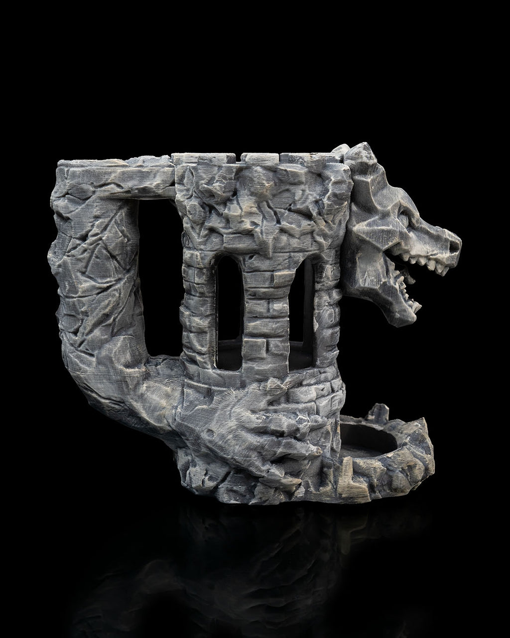 Dragon's Fortress Can Holder & Dice Tower