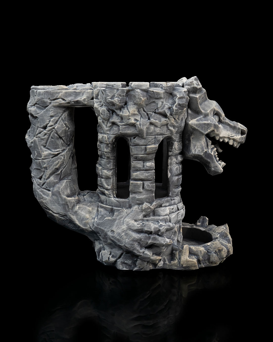 Dragon's Fortress Can Holder & Dice Tower