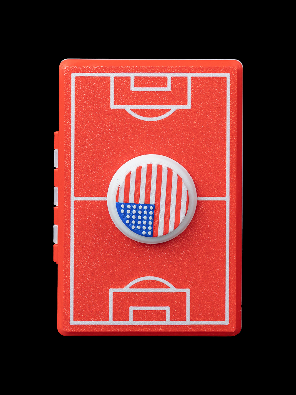 Custom Soccer Player Figurine Keychain with box holder