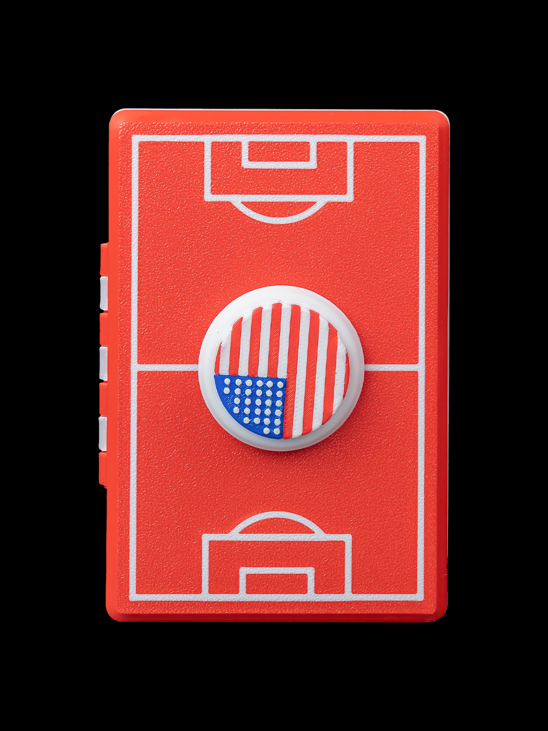 Custom Soccer Player Figurine Keychain with box holder