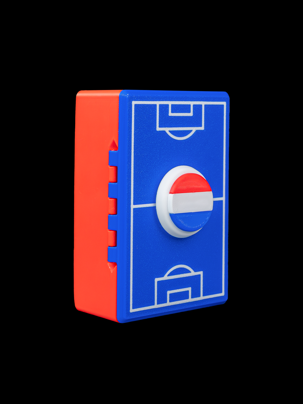 Custom Soccer Player Figurine Keychain with box holder