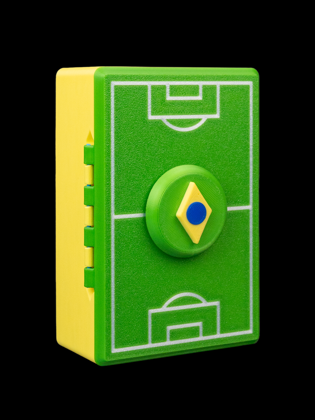 Custom Soccer Player Figurine Keychain with box holder