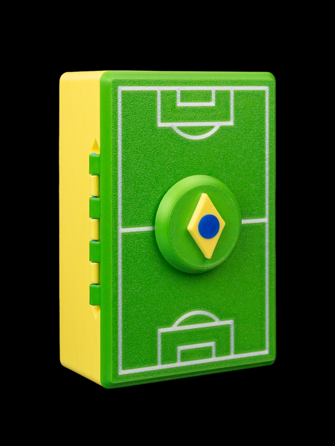Custom Soccer Player Figurine Keychain with box holder