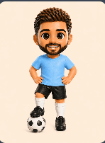 Custom Soccer Player Figurine Keychain with box holder
