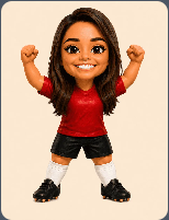 Custom Soccer Player Figurine Keychain with box holder
