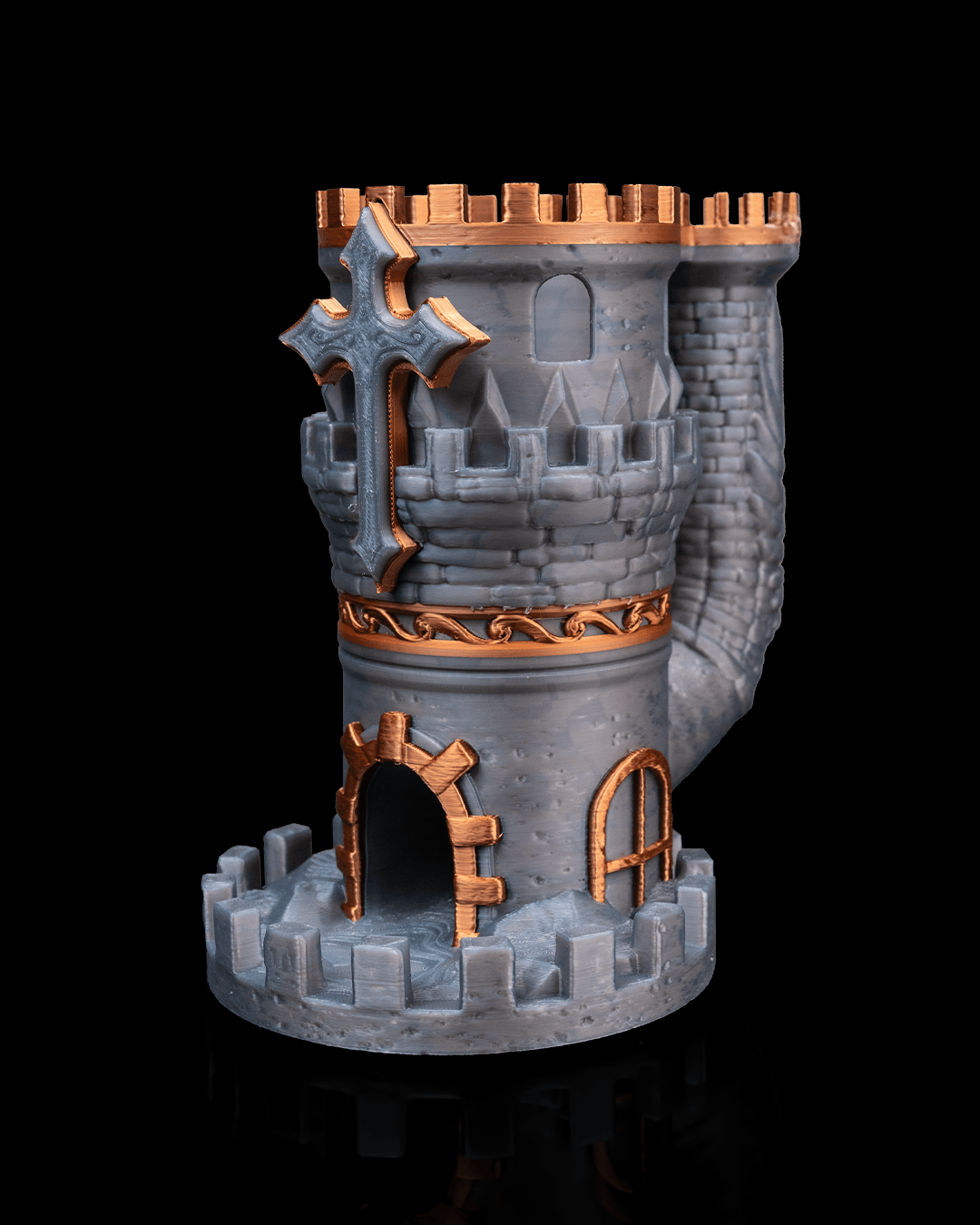 Tower of the Valiant Can Holder & Dice Tower