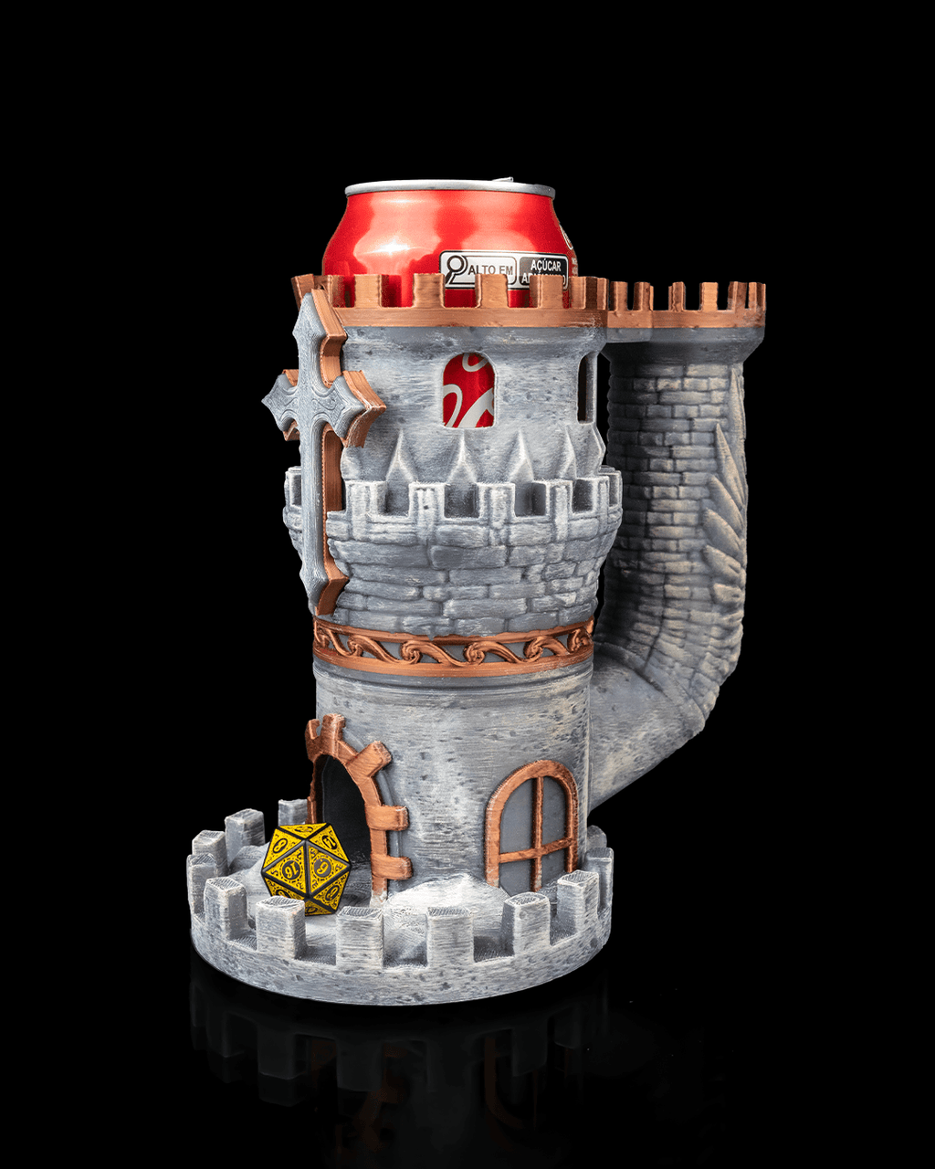 Tower of the Valiant Can Holder & Dice Tower