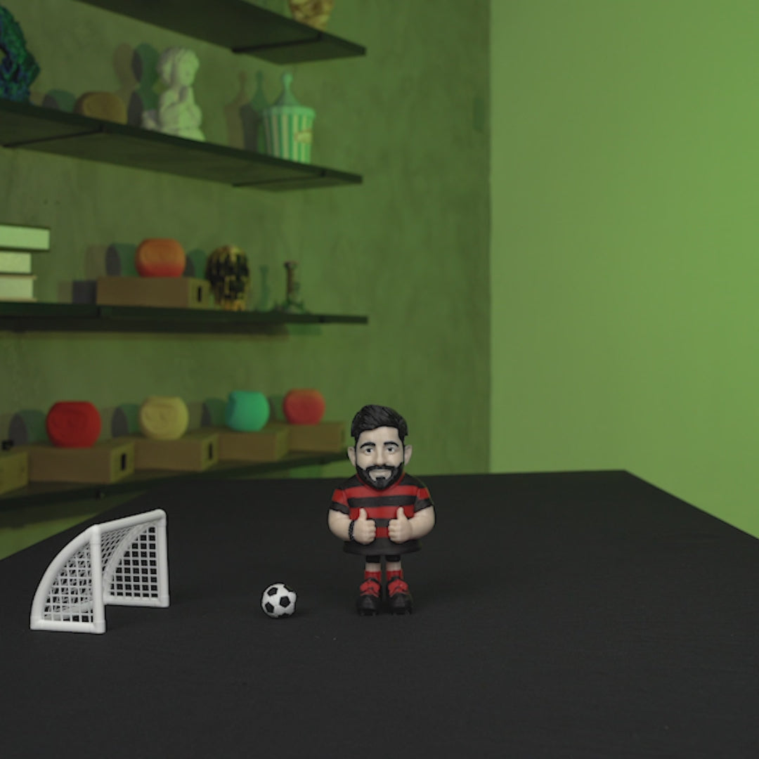 Custom Soccer Player Figurine That Kicks! (Limited Time Only!)