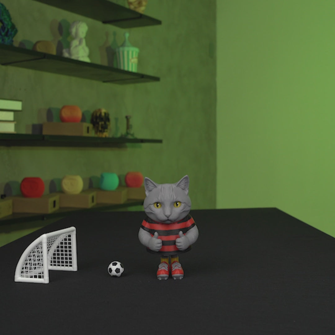 Custom Soccer Player Figurine That Kicks! (Limited Time Only!)