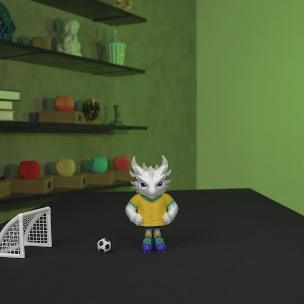 Custom Soccer Player Figurine That Kicks! (Limited Time Only!)