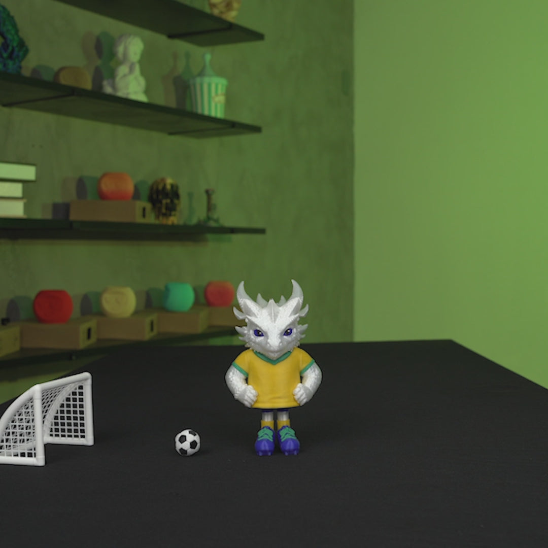 Custom Soccer Player Figurine That Kicks! (Limited Time Only!)