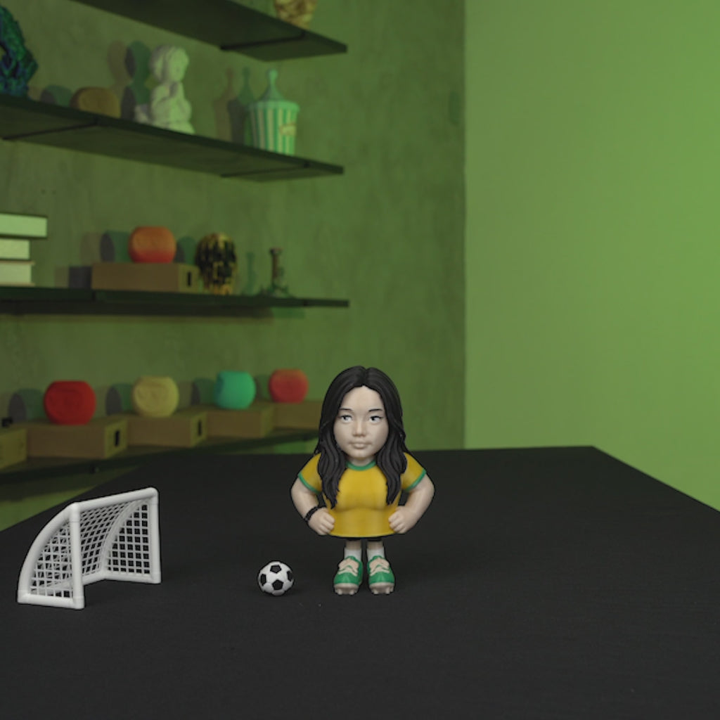 Custom Soccer Player Figurine That Kicks! (Limited Time Only!)