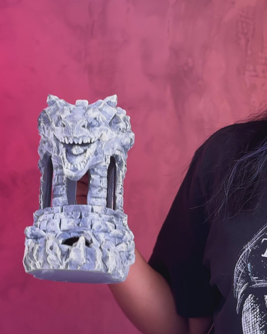 Dragon's Fortress Can Holder & Dice Tower