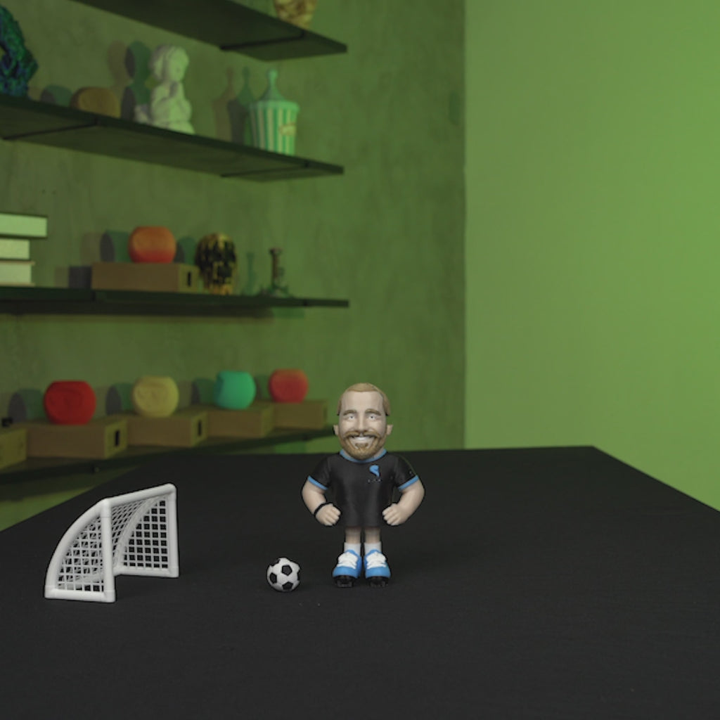 Custom Soccer Player Figurine That Kicks! (Limited Time Only!)