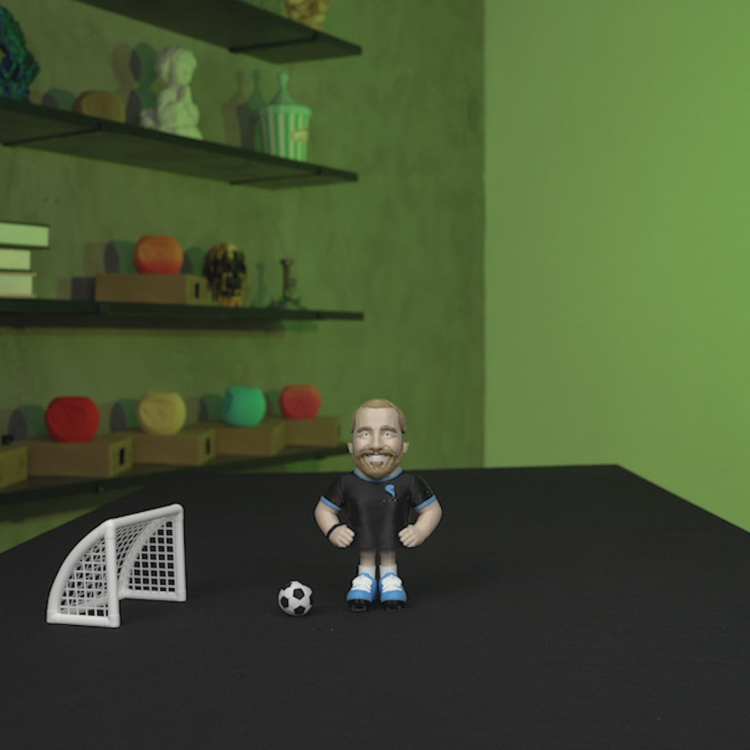 Custom Soccer Player Figurine That Kicks! (Limited Time Only!)