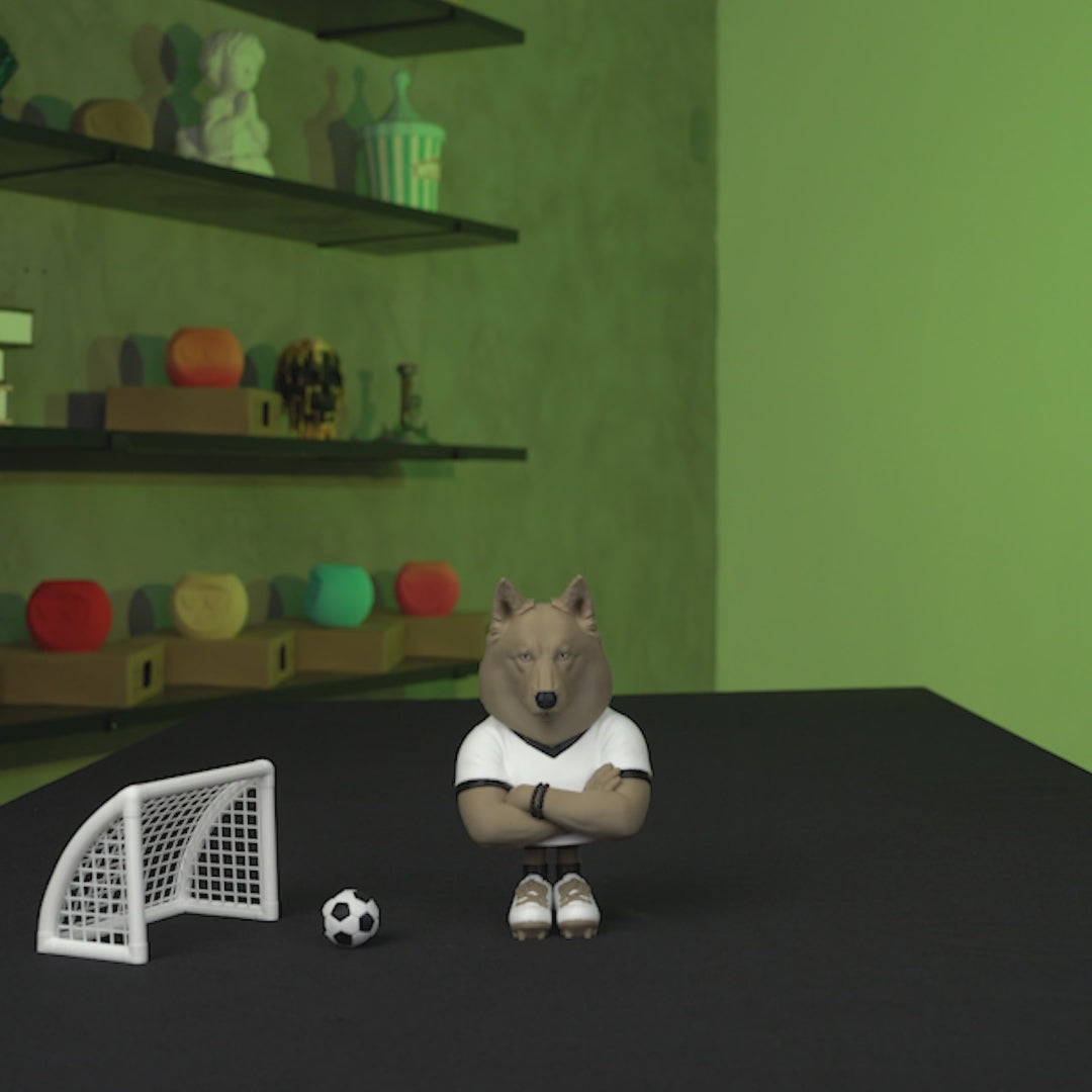 Custom Soccer Player Figurine That Kicks! (Limited Time Only!)