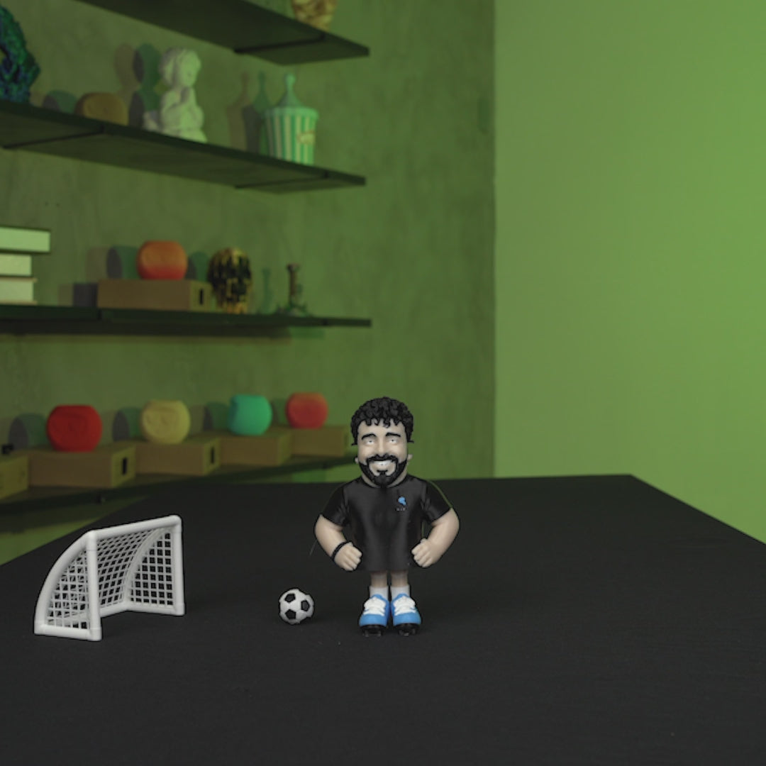 Custom Soccer Player Figurine That Kicks! (Limited Time Only!)