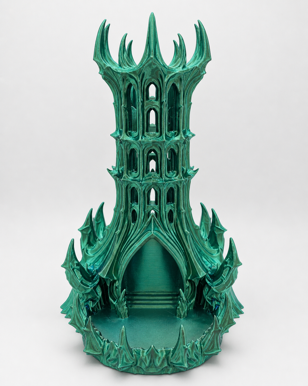 Color Changing Dice Tower - Obsidian Citadel Style