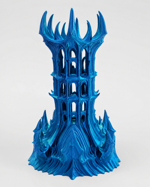Color Changing Dice Tower - Obsidian Citadel Style