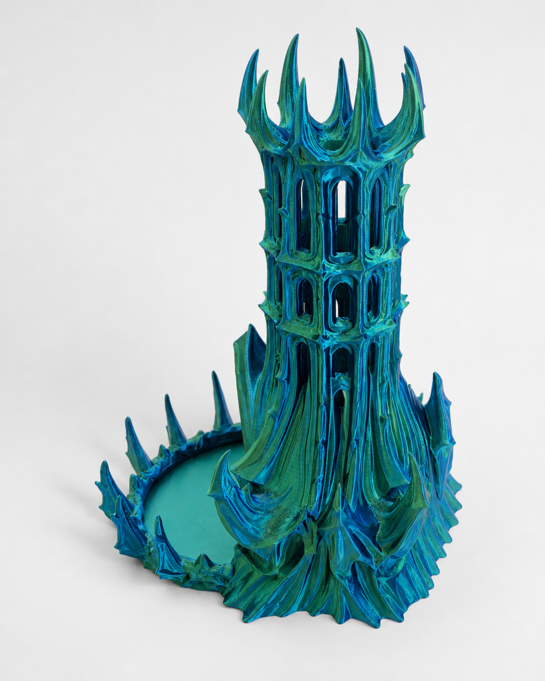 Color Changing Dice Tower - Obsidian Citadel Style