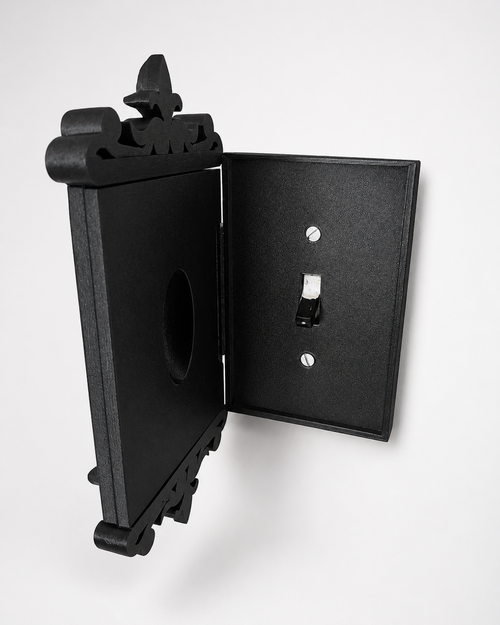 3D Printed Dragon Eye Light Switch Cover: Fantasy Home Decor